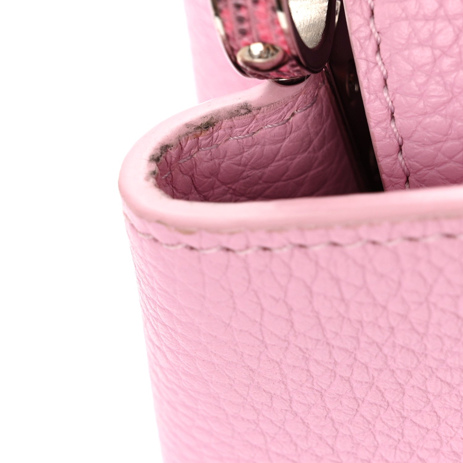 Louis Vuitton Taurillon Ayers Capucines Mini Pink 10 of 11