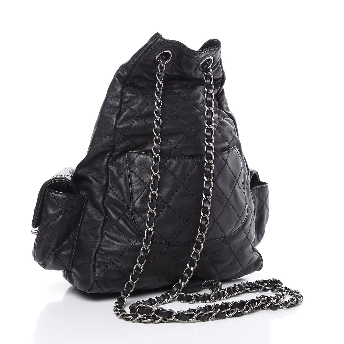Calfskin Large Backpack Is Back Black