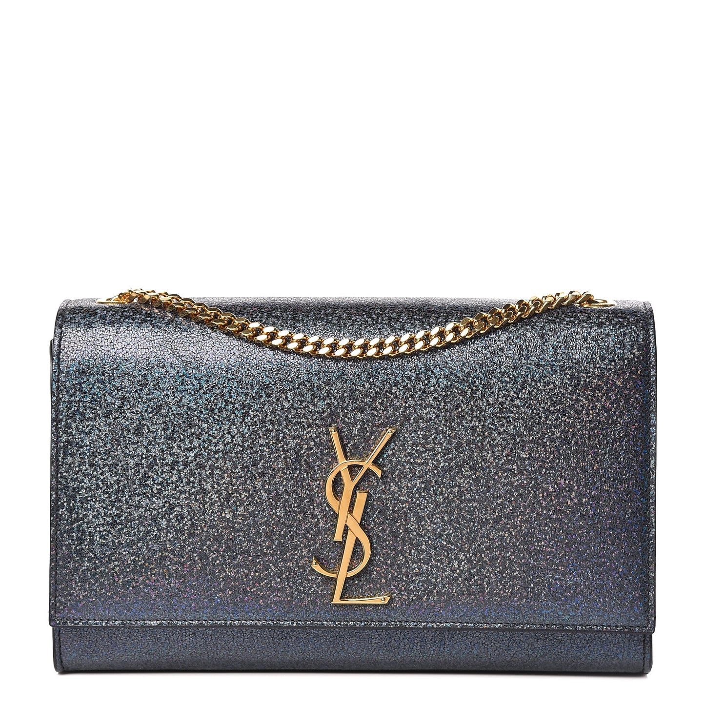 Grain De Poudre Medium Classic Monogram Kate Satchel Graphite