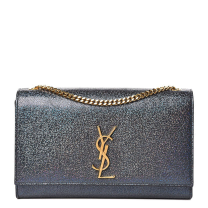 Saint Laurent Grain De Poudre Medium Classic Monogram Kate Satchel Graphite 1 of 10