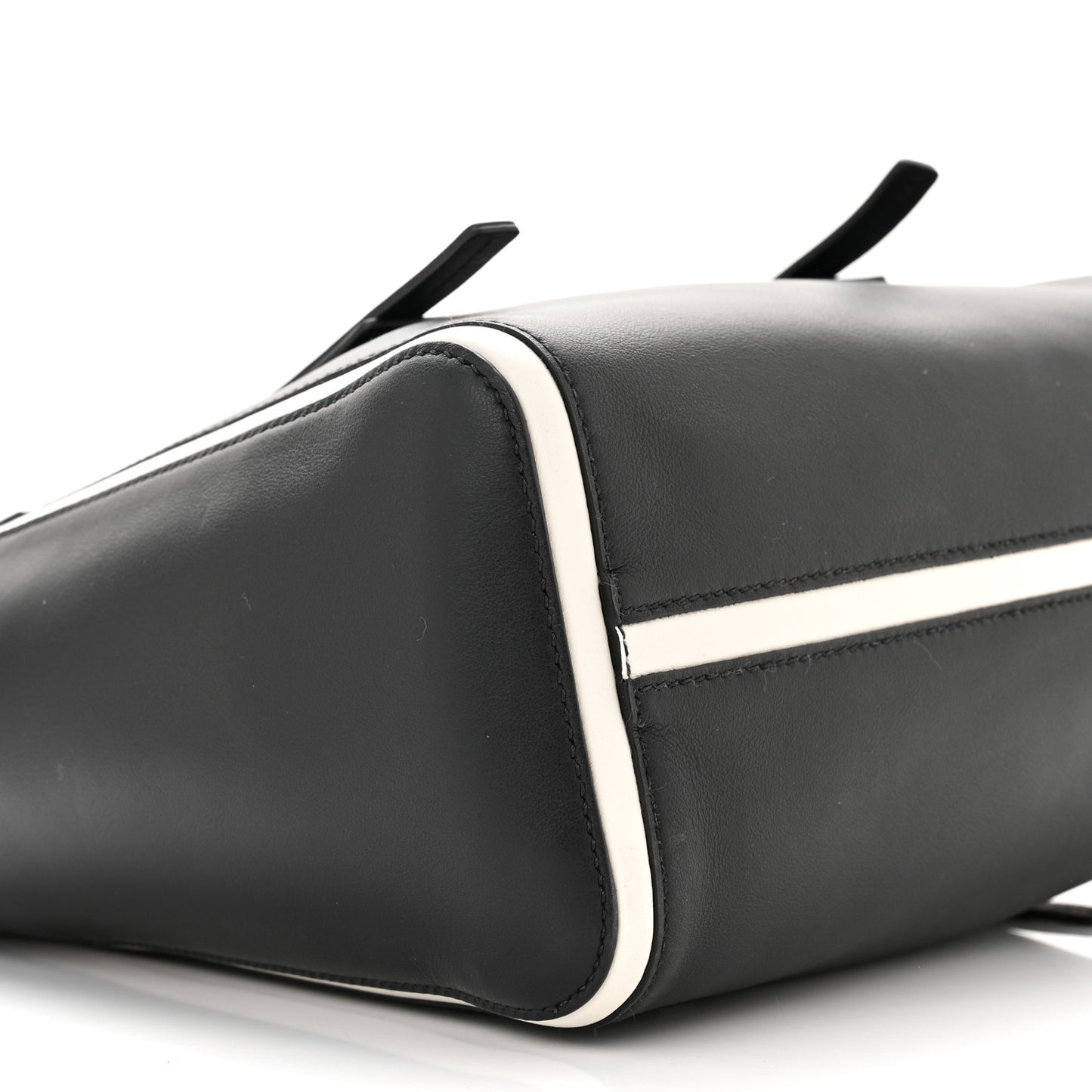 Grace Lux Light Small Ouverture Tote Black White