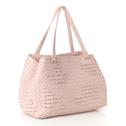 Bottega Veneta Nappa Intrecciato Tote Bag Petal Pink 3 of 9