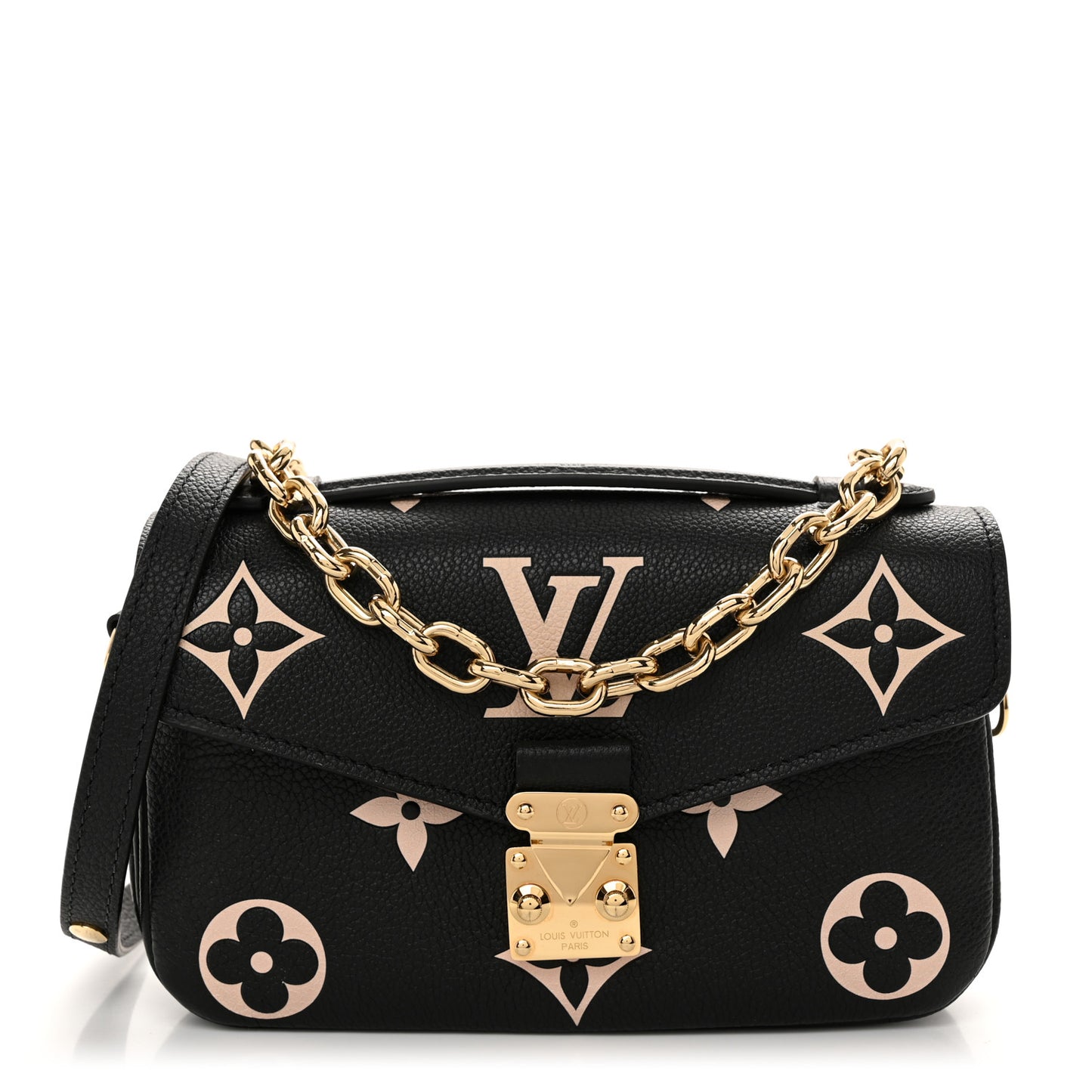 Empreinte Monogram Giant Pochette Metis East West Black Beige