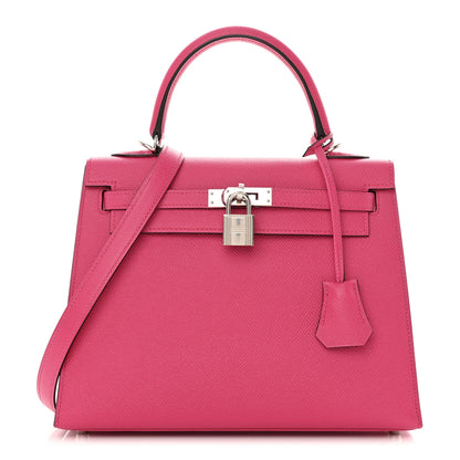 Hermes Epsom Kelly Sellier 25 Rose Mexico 1 of 12