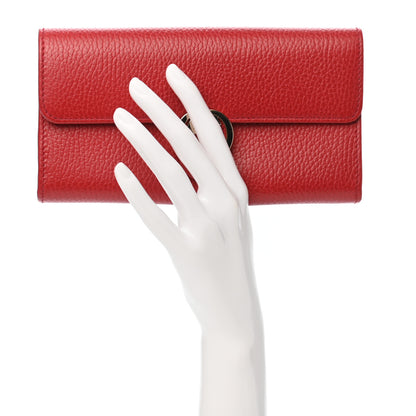 Gucci Calfskin Icon Continental Wallet Red 2 of 6
