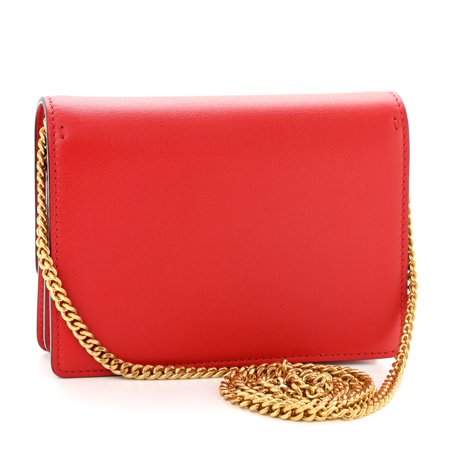 Smooth Calfskin Mini Vring Crossbody Bag Rouge Pur