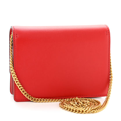 Valentino Garavani Smooth Calfskin Mini Vring Crossbody Bag Rouge Pur 3 of 9