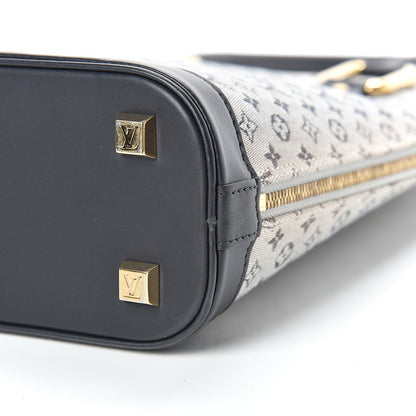 Louis Vuitton Mini Monogram Alma Haut Tote Blue 9 of 16