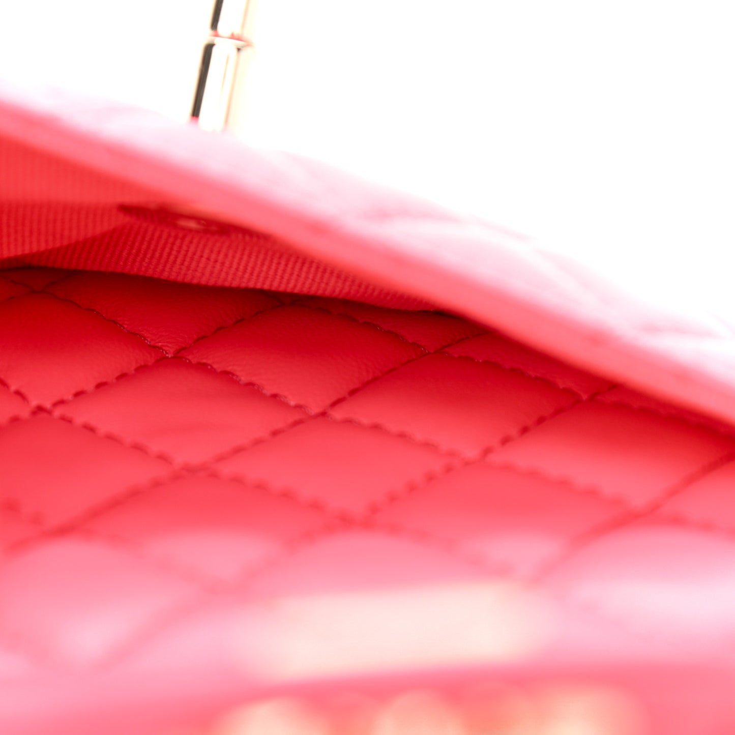 Lambskin Quilted CC In Love Heart Bag Pink