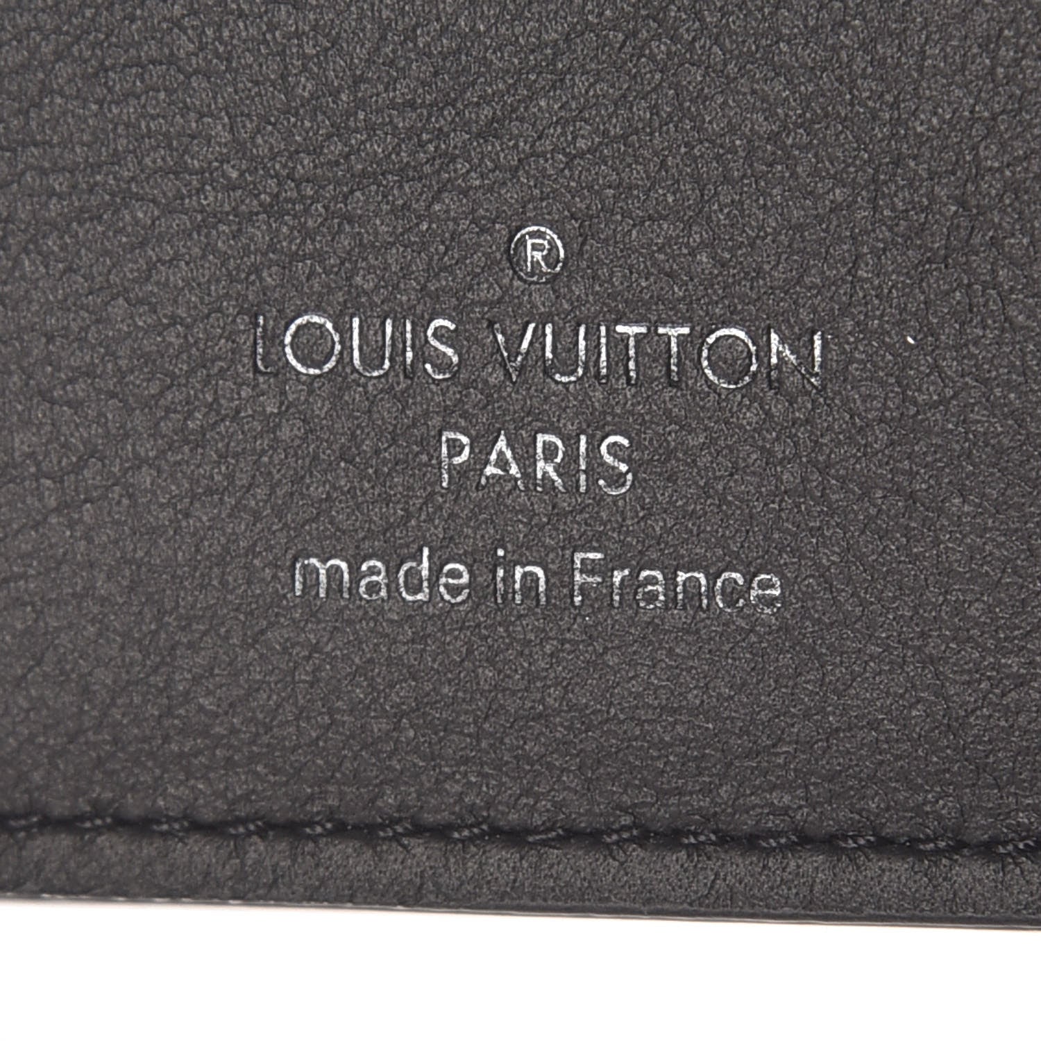 Louis Vuitton Calfskin Monogram Shadow Multiple Wallet Black 6 of 7