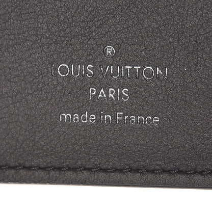 Louis Vuitton Calfskin Monogram Shadow Multiple Wallet Black 6 of 7