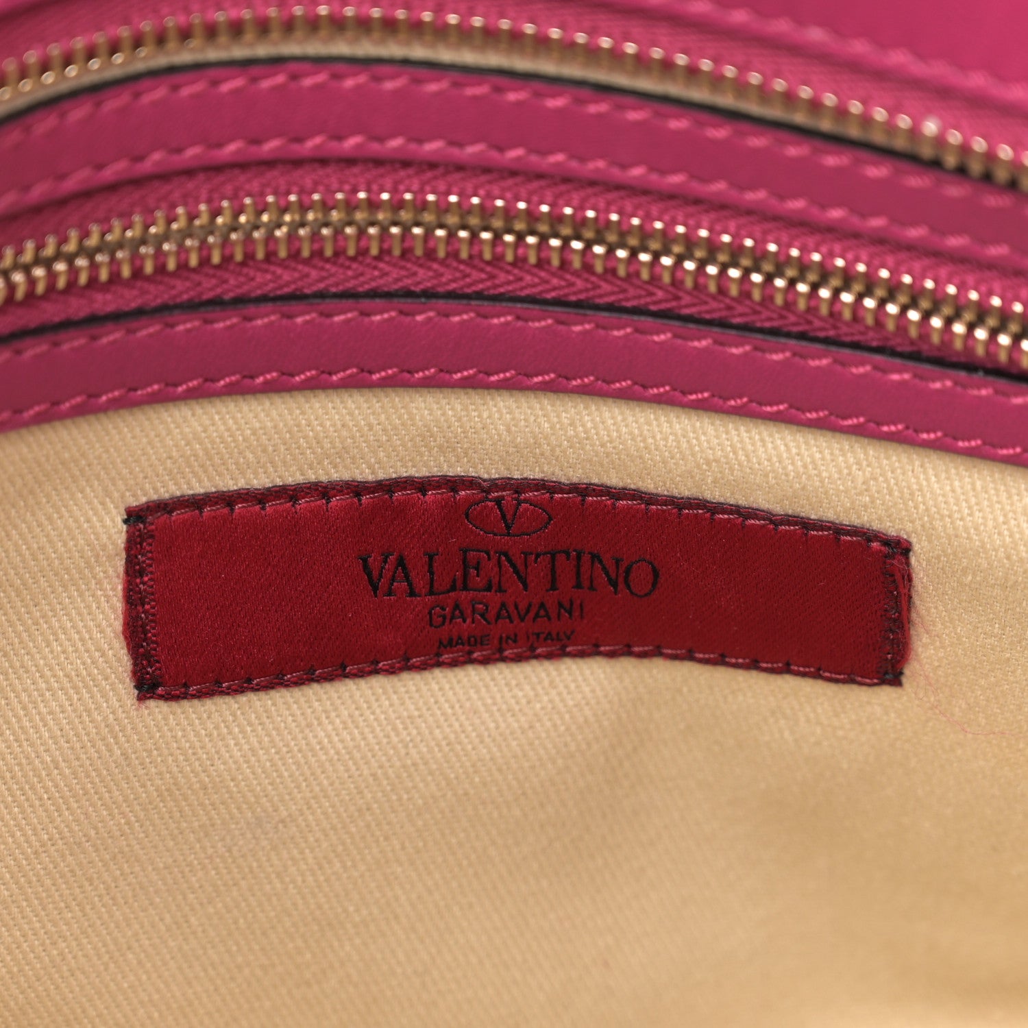 Valentino Garavani Vitello Small Rockstud Double Handle Tote Cyclamin 6 of 11