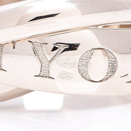 Cartier 18K White Gold 98 Xmas Limited Trinity Ring 49 4.75 4 of 11