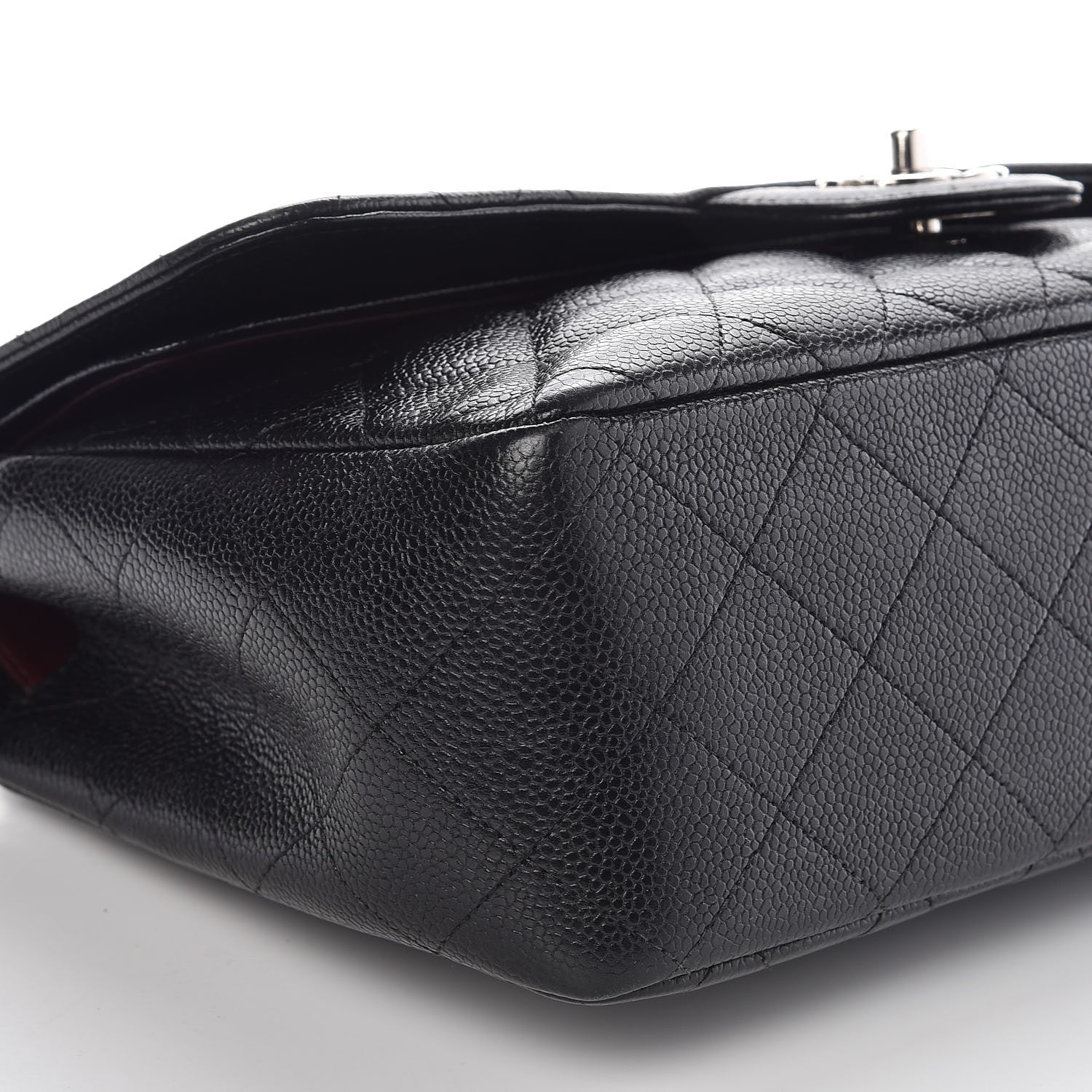 Chanel Caviar Quilted Jumbo Double Flap Black 9 of 12