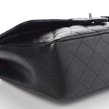 Chanel Caviar Quilted Jumbo Double Flap Black 9 of 12