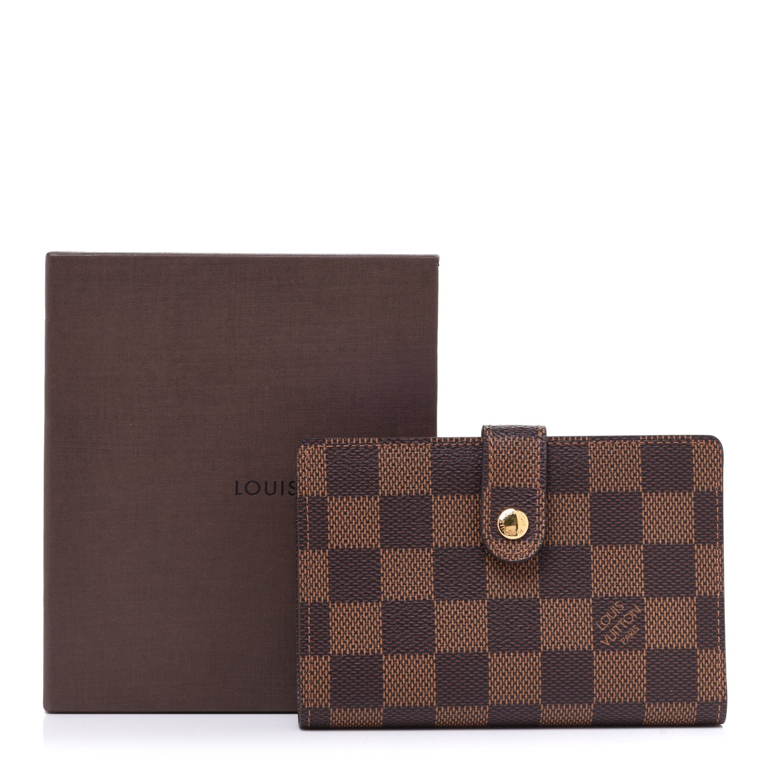 Louis Vuitton Damier Ebene French Purse Wallet 8 of 8
