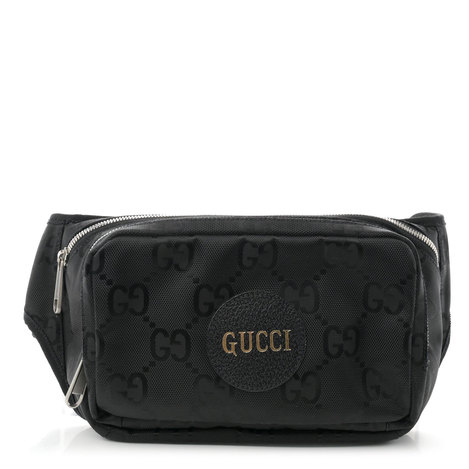 Gucci Econyl Nylon Monogram Off The Grid Large Belt Bag Black 1 of 11