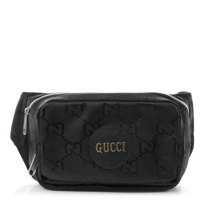 Gucci Econyl Nylon Monogram Off The Grid Large Belt Bag Black 1 of 11