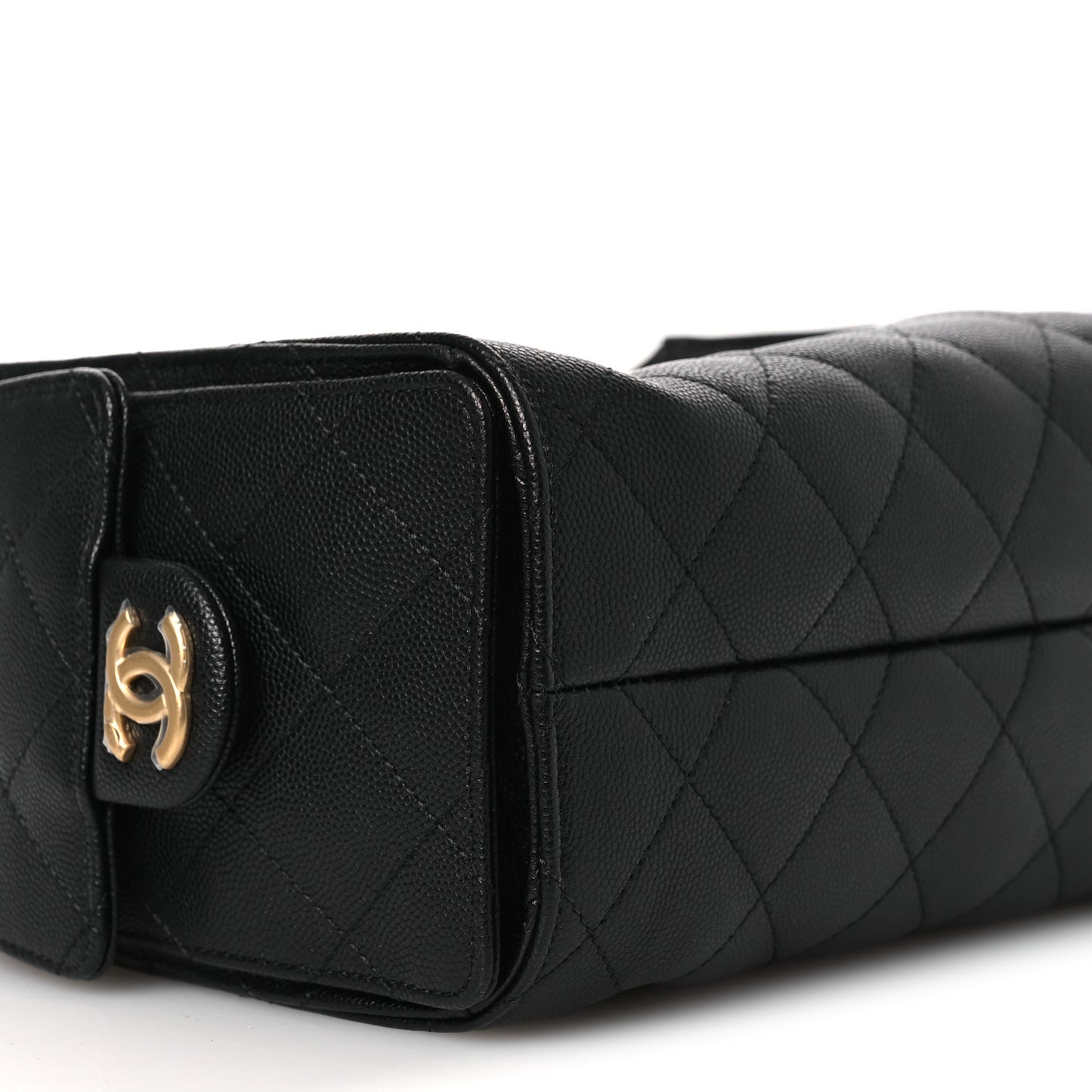 Caviar Quilted Mini Chanel 25 Handbag Black