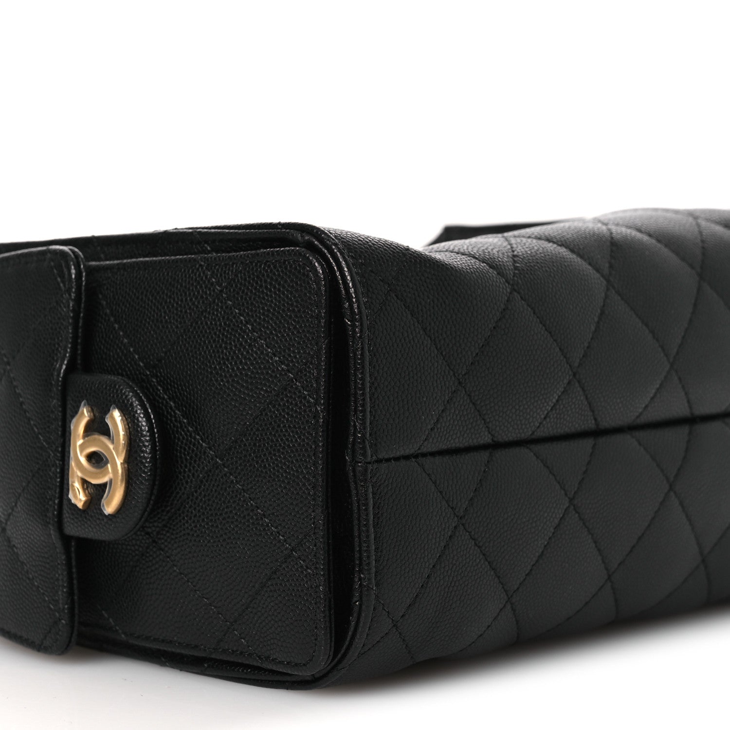 Chanel Caviar Quilted Mini Chanel 25 Handbag Black 8 of 12