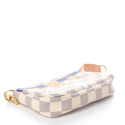 Louis Vuitton Damier Azur Summer Trunks Capri Mini Pochette Accessories 4 of 7