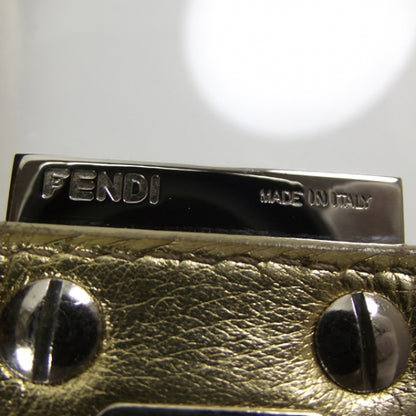 Fendi Canvas FF Baguette Gold/Purple 13 of 14