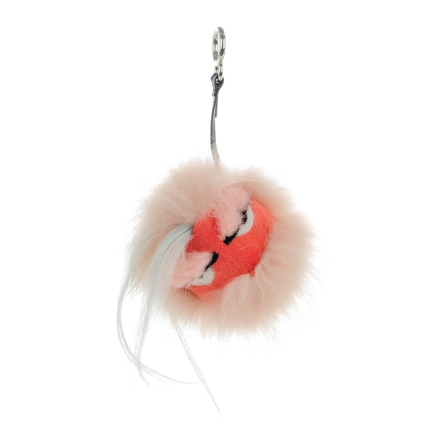 Fox Rabbit Goat Mink Fur Vitello Flamingo Furbet Monster Bag Bug Charm Light Pink