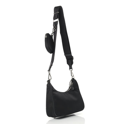 Prada Nylon Re-Edition 2005 Shoulder Bag Black 3 of 12