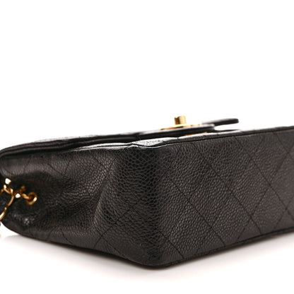 Chanel Caviar Quilted Mini Square Flap Black 8 of 9