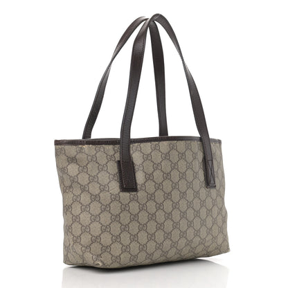 Gucci GG Supreme Monogram Small Joy Tote Dark Brown 3 of 16