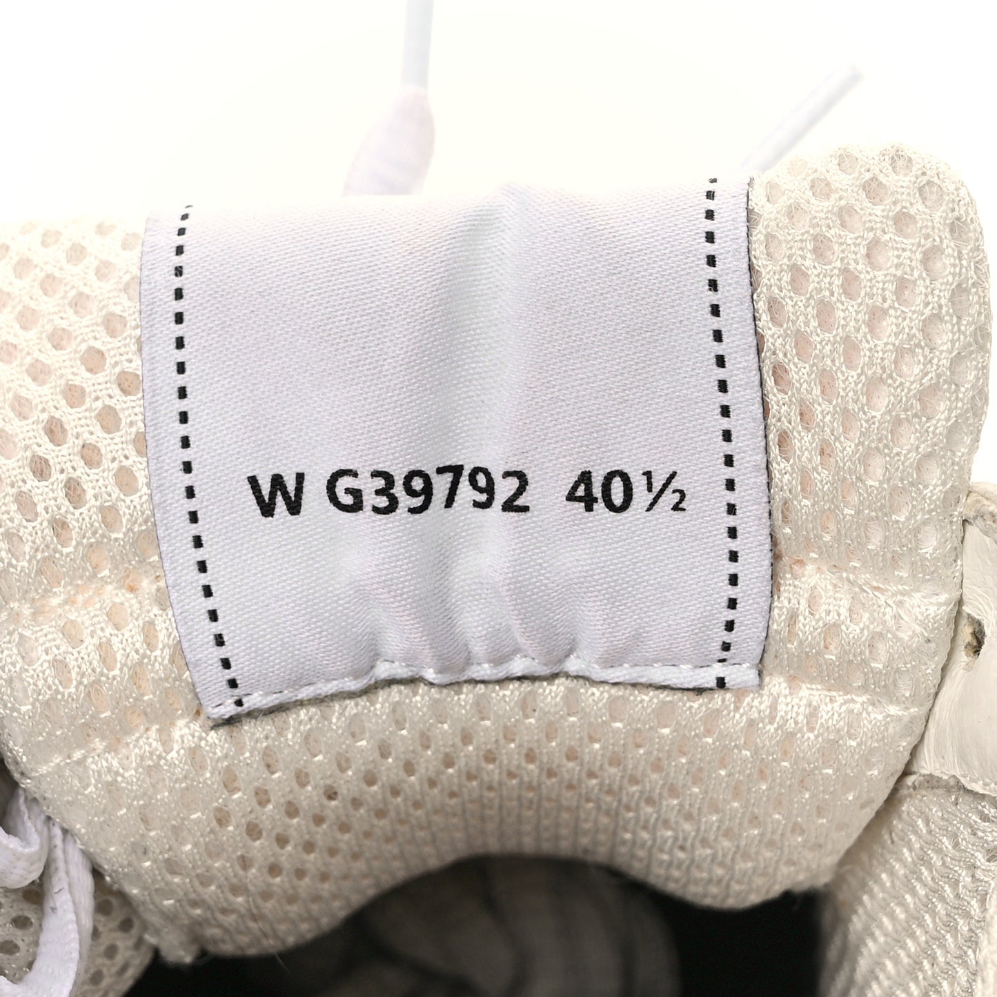 Fabric Laminated Calfskin Stretch CC Sneakers 40.5 White Silver