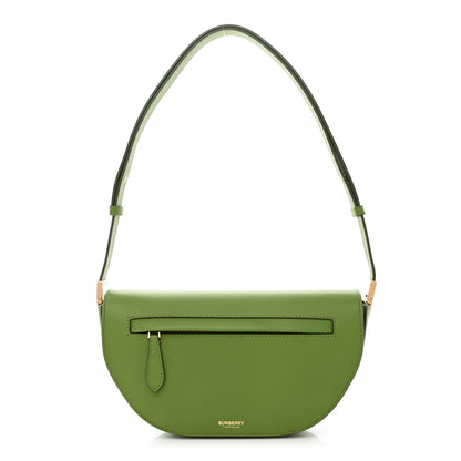 Burberry Calfskin Small Olympia Shoulder Bag Green 1 of 10