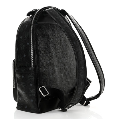 MCM Visetos Medium Stark Backpack Black 3 of 12