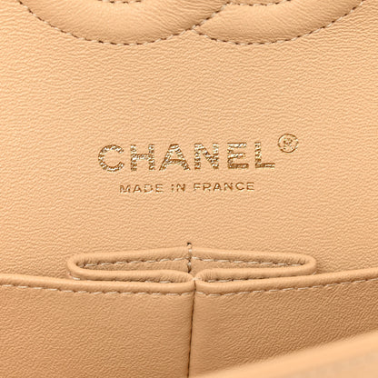 Chanel Caviar Quilted Medium Double Flap Beige 7 of 12
