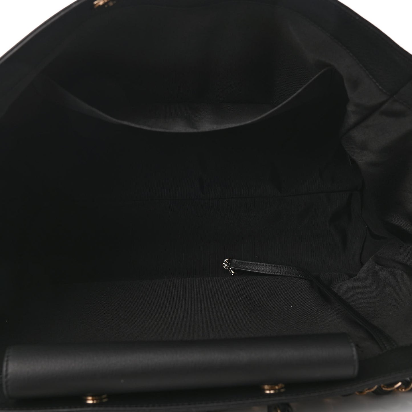 Bullskin Stitched Large Shopping Bag Black