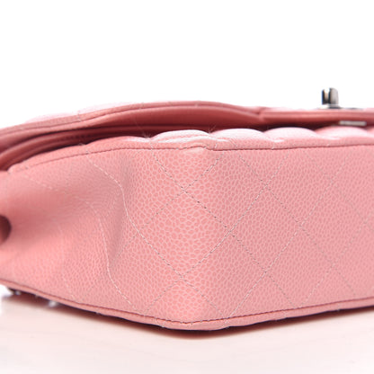 Chanel Caviar Quilted Medium Double Flap Pink 8 of 11