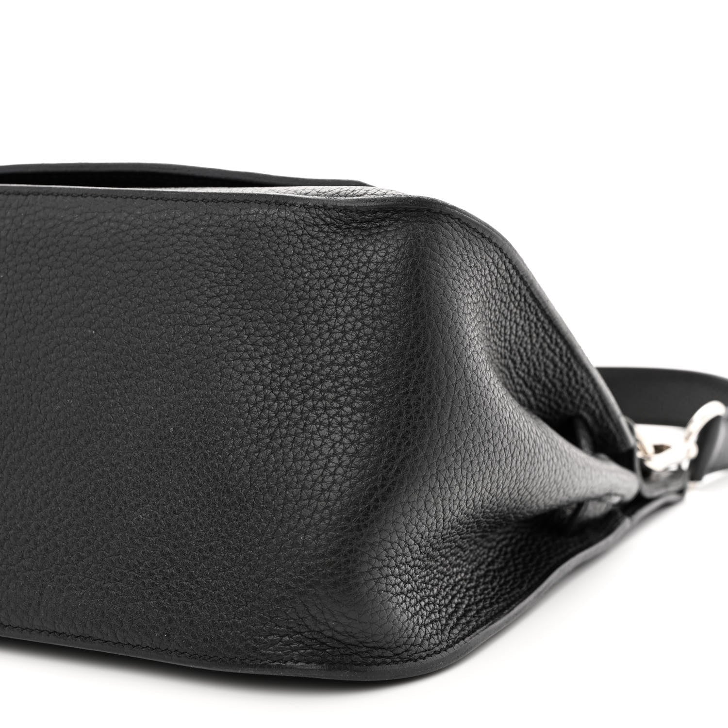 Hermes Taurillon Clemence Jypsiere 28 Black 10 of 10