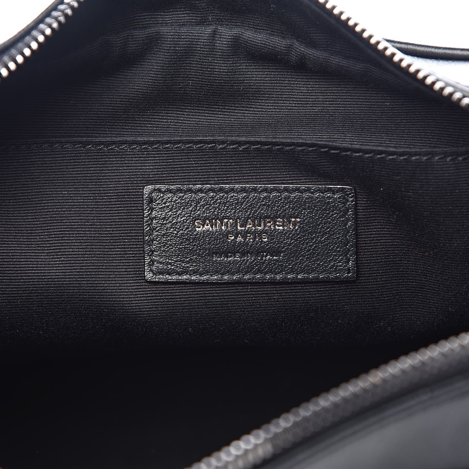 Saint Laurent Calfskin Matelasse Monogram Lou Camera Bag Black 6 of 10