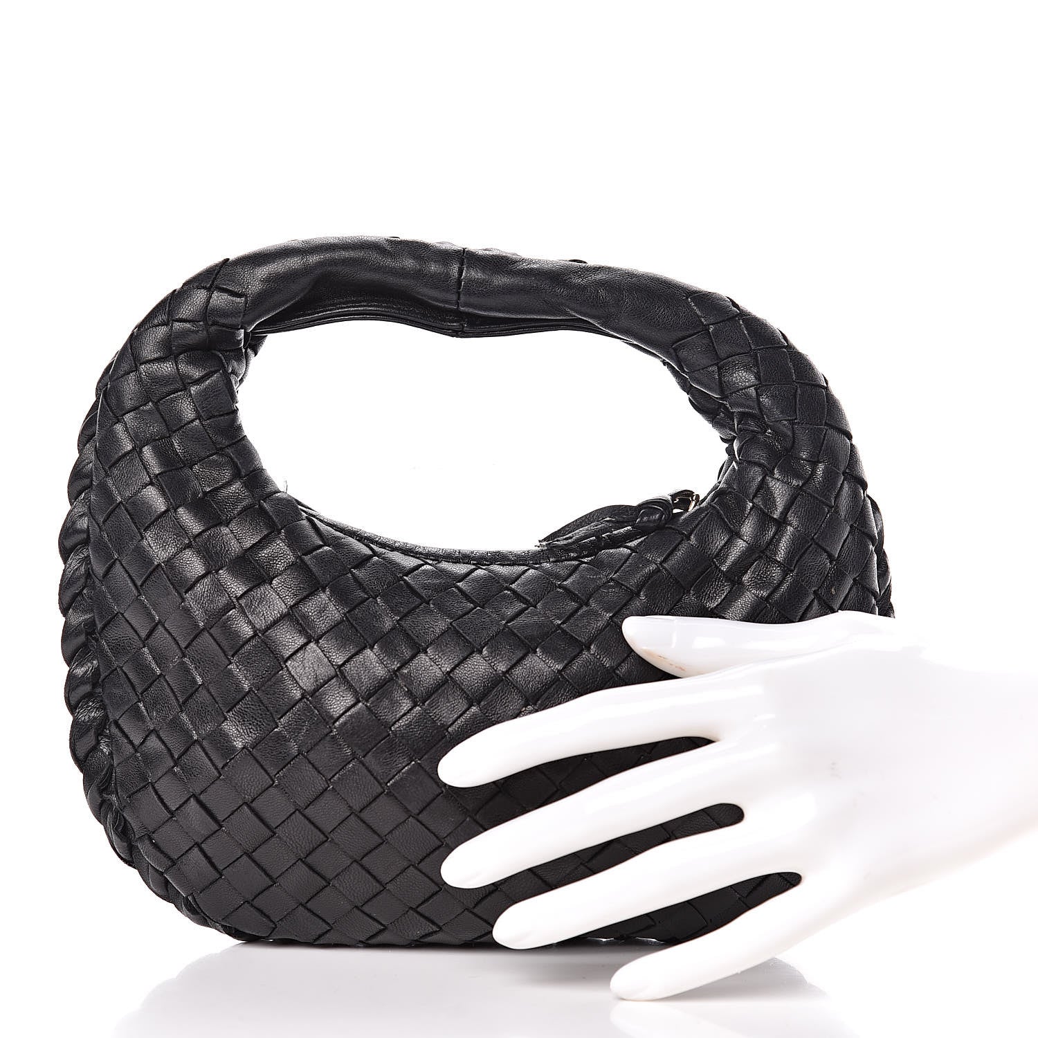 Bottega Veneta Nappa Intrecciato Mini Veneta Hobo Black 3 of 13