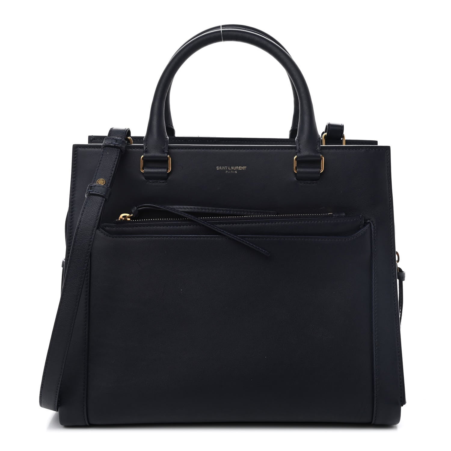 Saint Laurent Smooth Calfskin Small East Side Tote Black 1 of 15