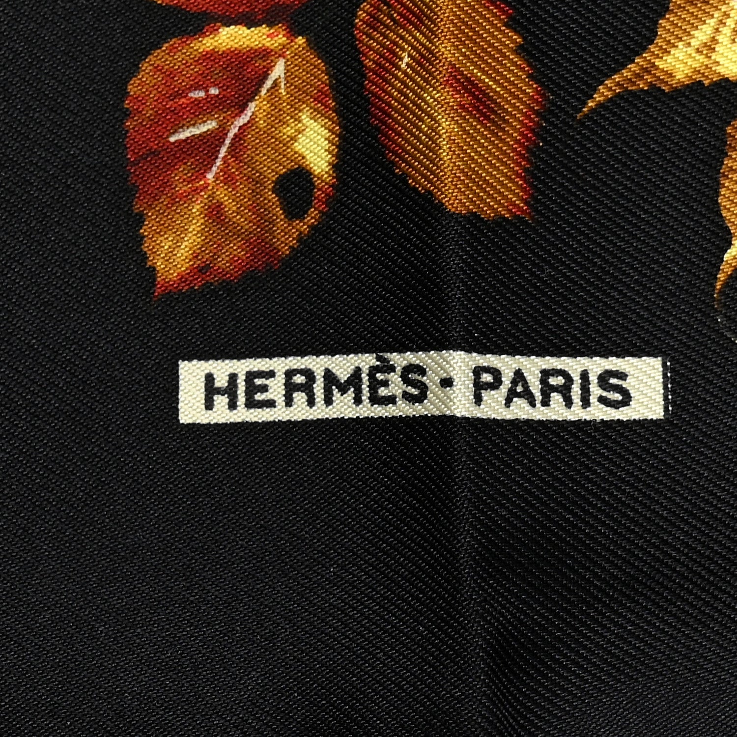 Hermes Silk Tourbillons Pocket Square Scarf 2 of 4