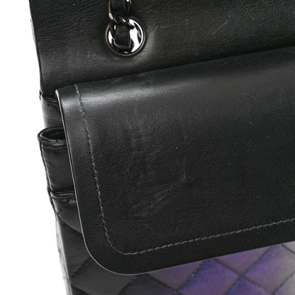 Chanel Calfskin Quilted Ombre Medium Double Flap Black 14 of 14