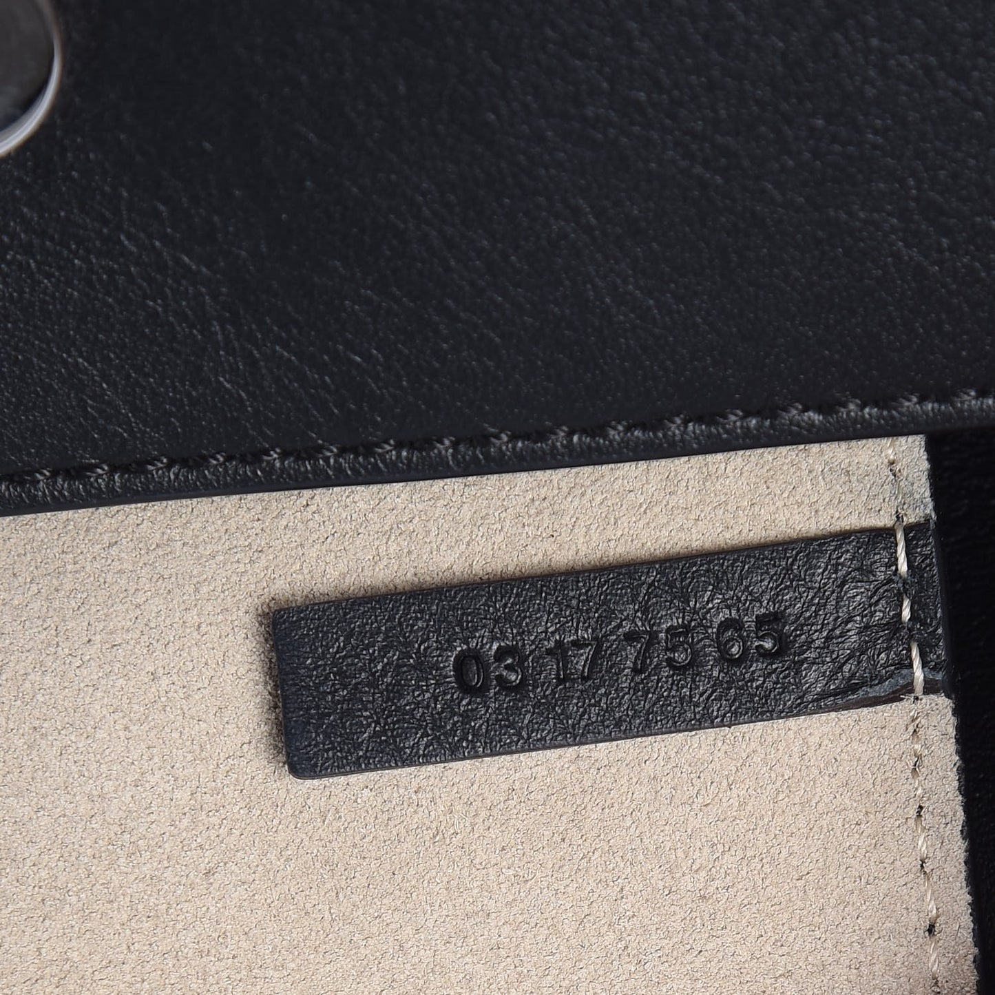 Suede Calfskin Mini Faye Shoulder Bag Black