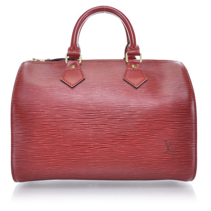 Louis Vuitton Epi Speedy 25 Rouge 3 of 11