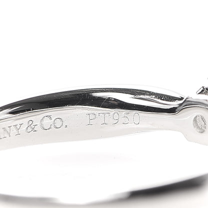 Tiffany Platinum Diamond .27ct Harmony Solitaire Engagement Ring 47 4 6 of 6