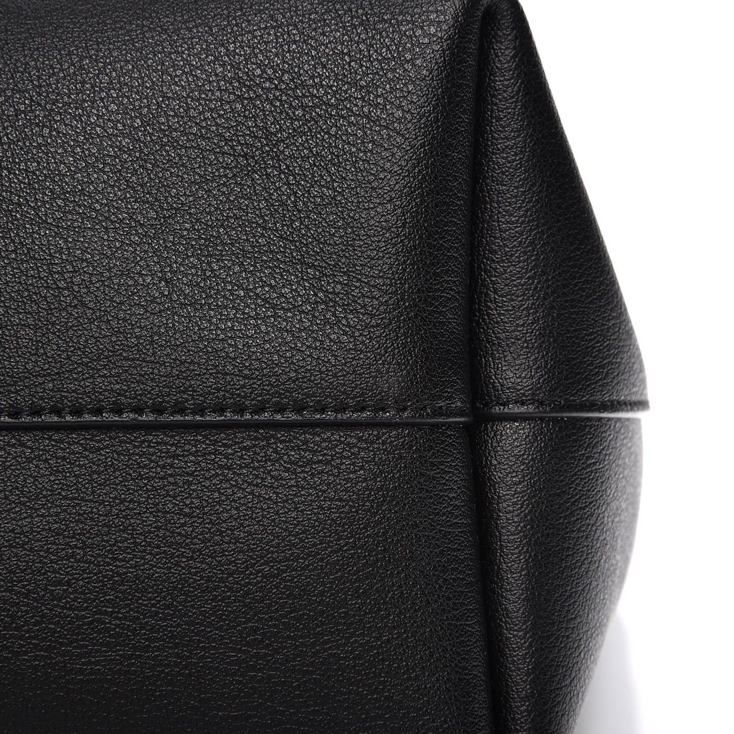 Calfskin Large Shopping Tote Black
