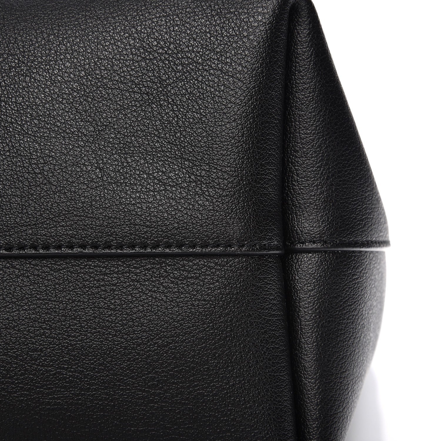 Saint Laurent Calfskin Large Shopping Tote Black 9 of 10