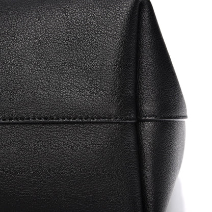 Saint Laurent Calfskin Large Shopping Tote Black 9 of 10