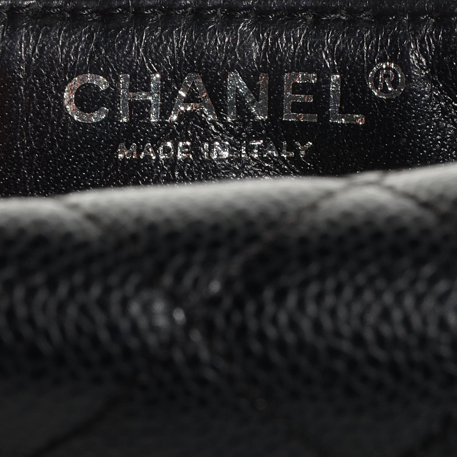 Chanel Caviar East West Flap Bag Black 8 of 9