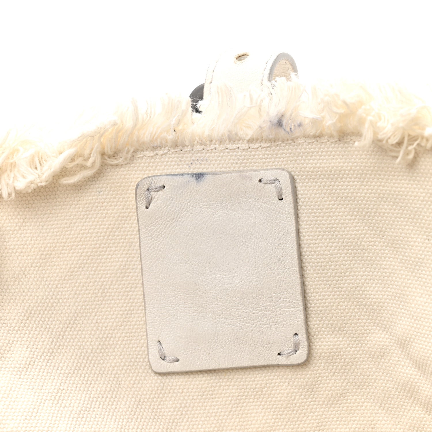 Bottega Veneta Nappa Intrecciato Canvas Fringe Maltinto Tote White 16 of 18